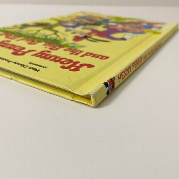 Vtg 1978 Disney Henny Penny and the Big Bad Wolf Wonderful World of Reading - Picture 7 of 16
